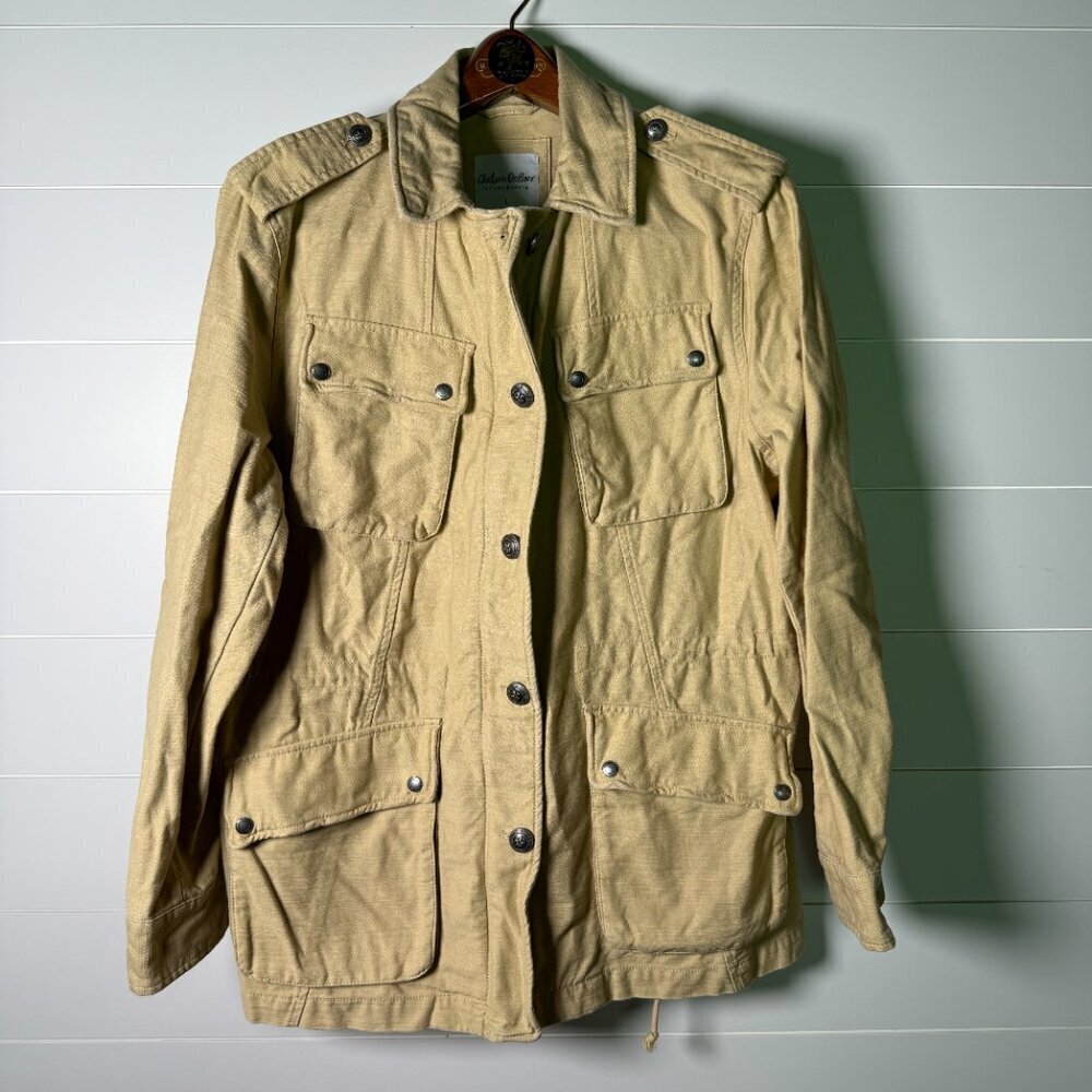 Chelsea Deboer by Lily & Lottie Tan Utility Jacket - Large